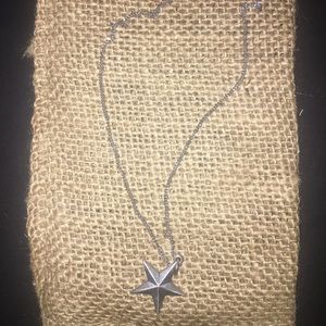 James Avery Sterling Silver Star Pendent and Chain